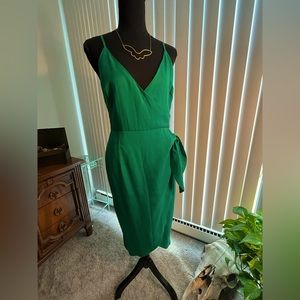 “Lovers & Friends” casual cocktail/summer dress in Kelly green.